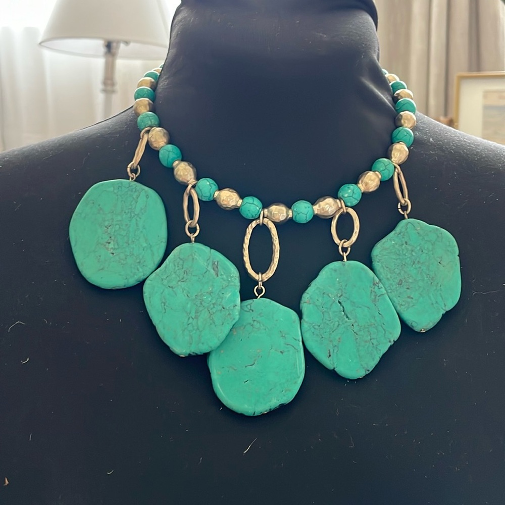 Turquoise Statement Necklace